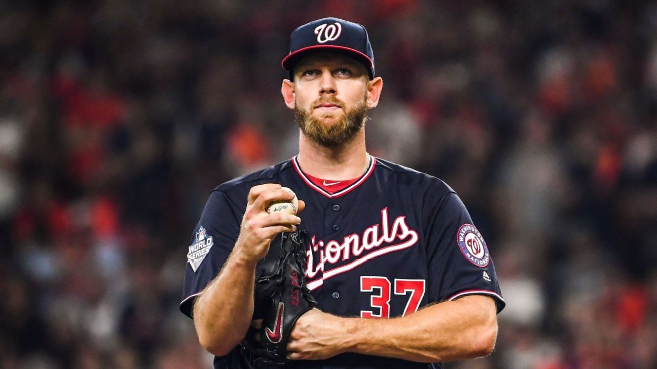 Sources -- World Series MVP Stephen Strasburg opts out of deal with ...