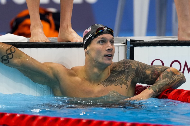 Olympic Swimming 2021: Caeleb Dressel Sets 50M Freestyle Olympic Record ...