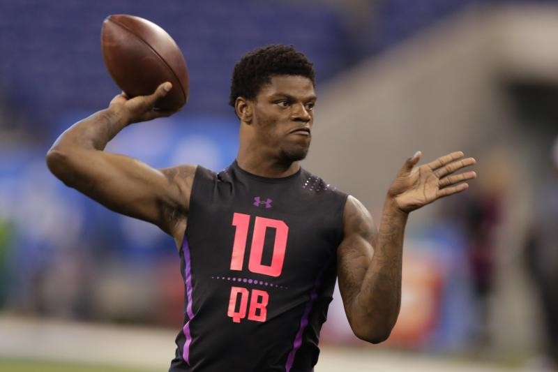 Lamar Jackson Doing Himself Few Favors at Combine—and Good for Him