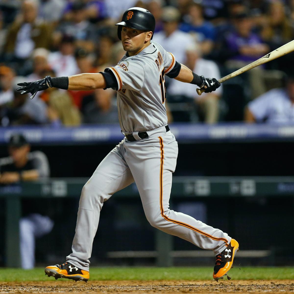 Joe Panik Sets Giants Record for Most Hits in 3-Game Series vs. Rockies