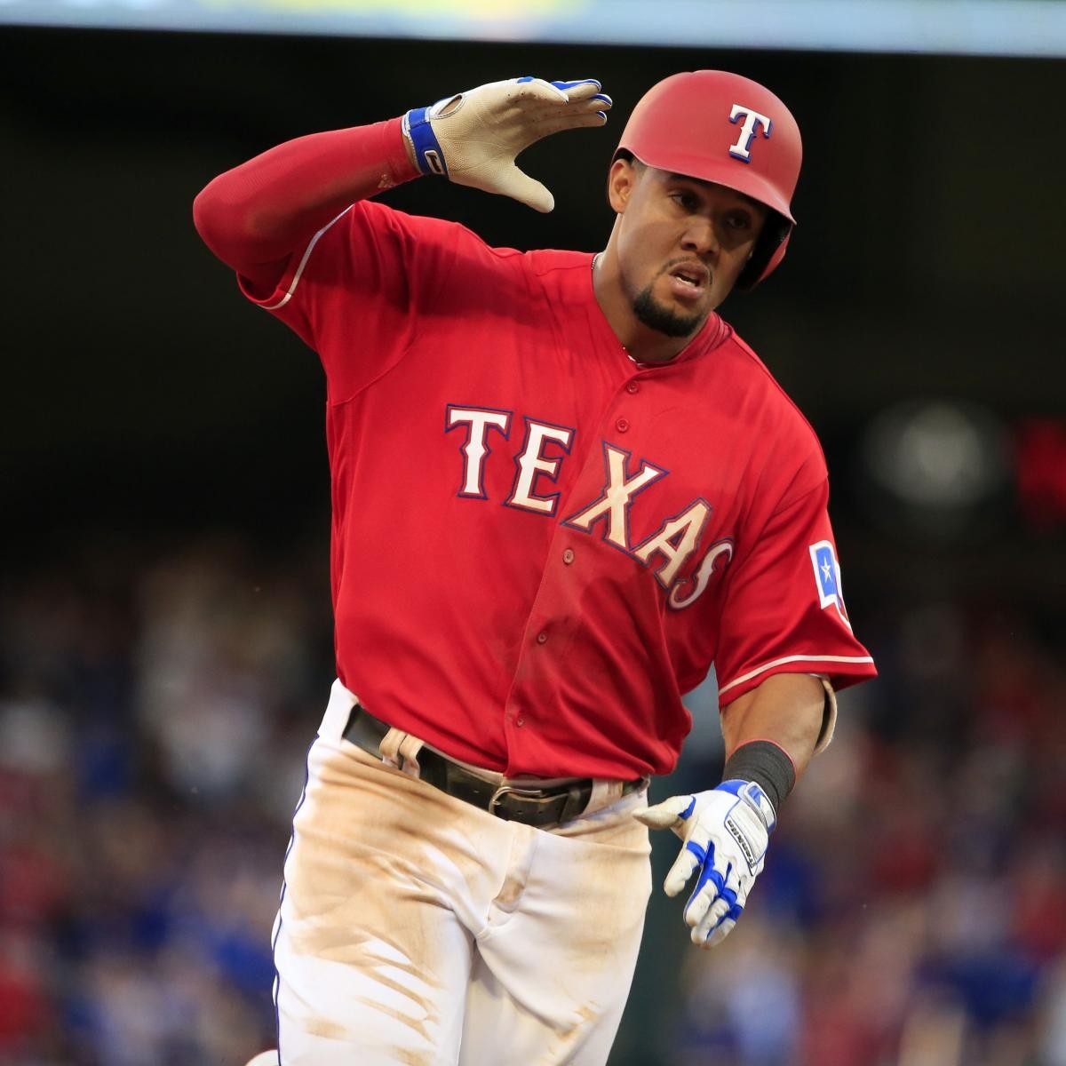 Carlos Gomez Suffers Right Hamstring Injury During Athletics vs. Rangers