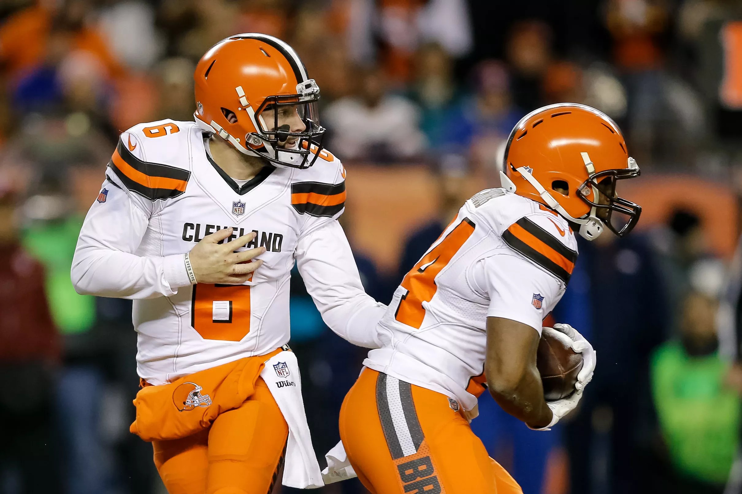 Hall of Fame honors Baker Mayfield, Nick Chubb