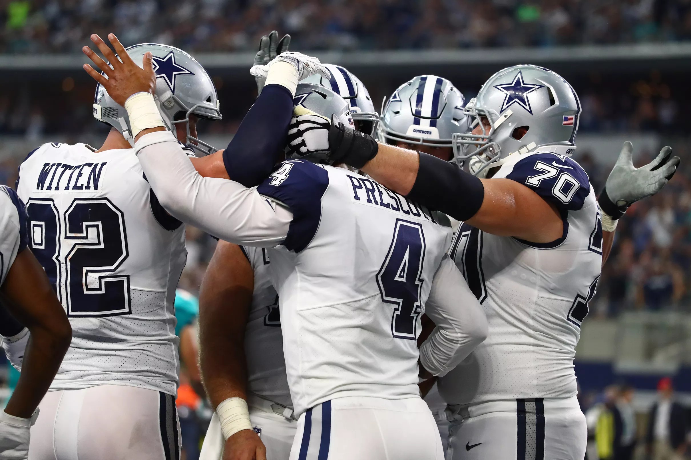 The undefeated Dallas Cowboys have opened as favorites in New Orleans ...