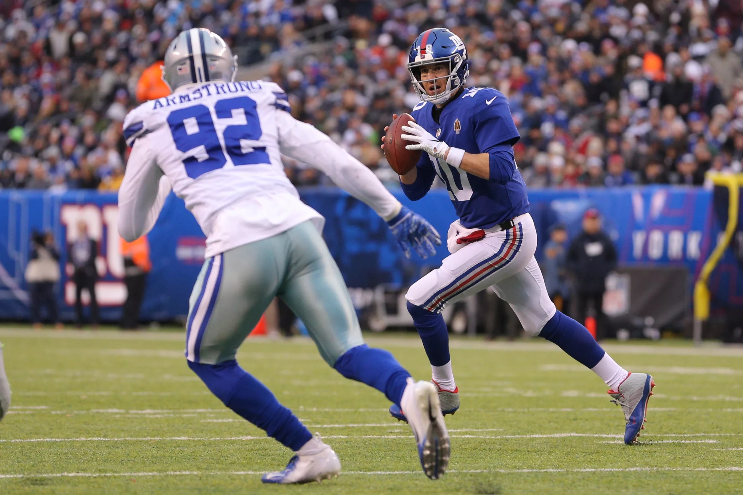 Cowboys vs. Giants: “Week 1 vs. the Dallas Cowboys, Manning gives the ...