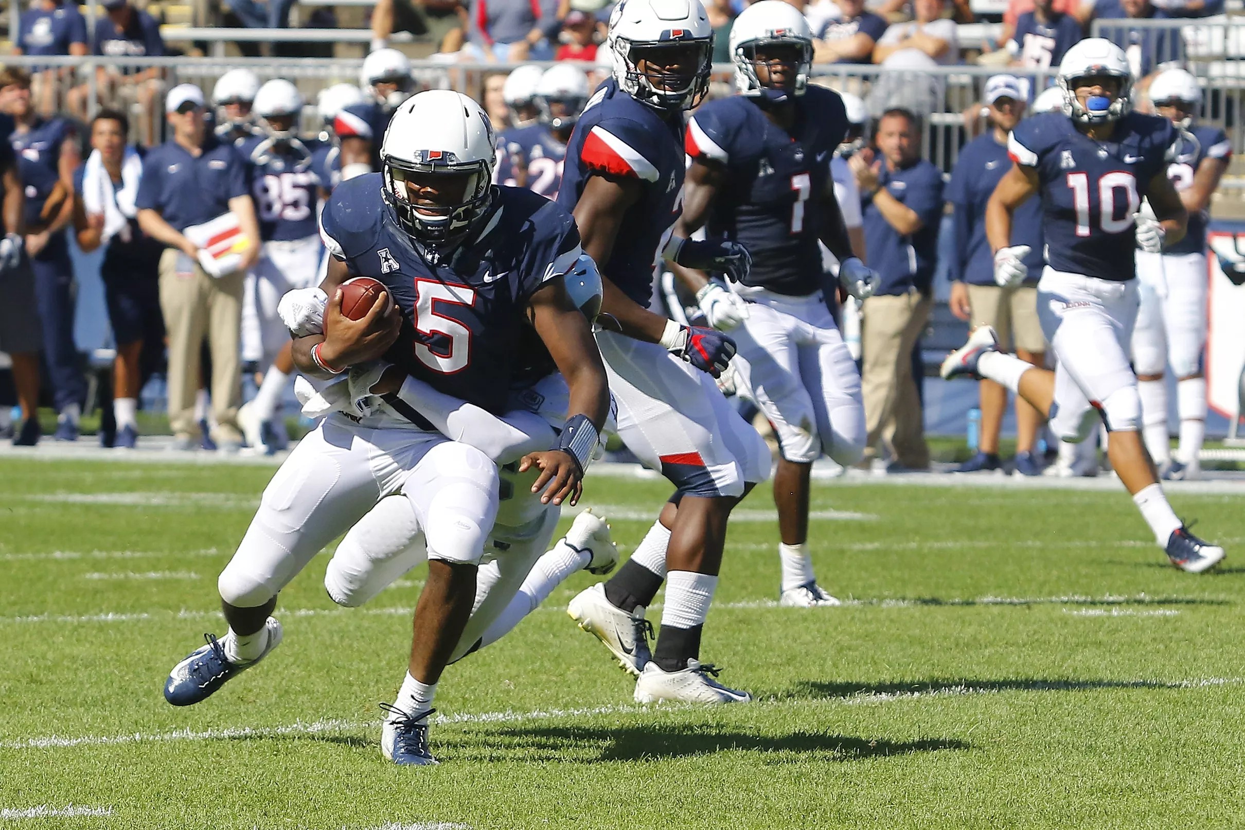 Takeaways from UConn Football’s 56-49 Win Over Rhode Island