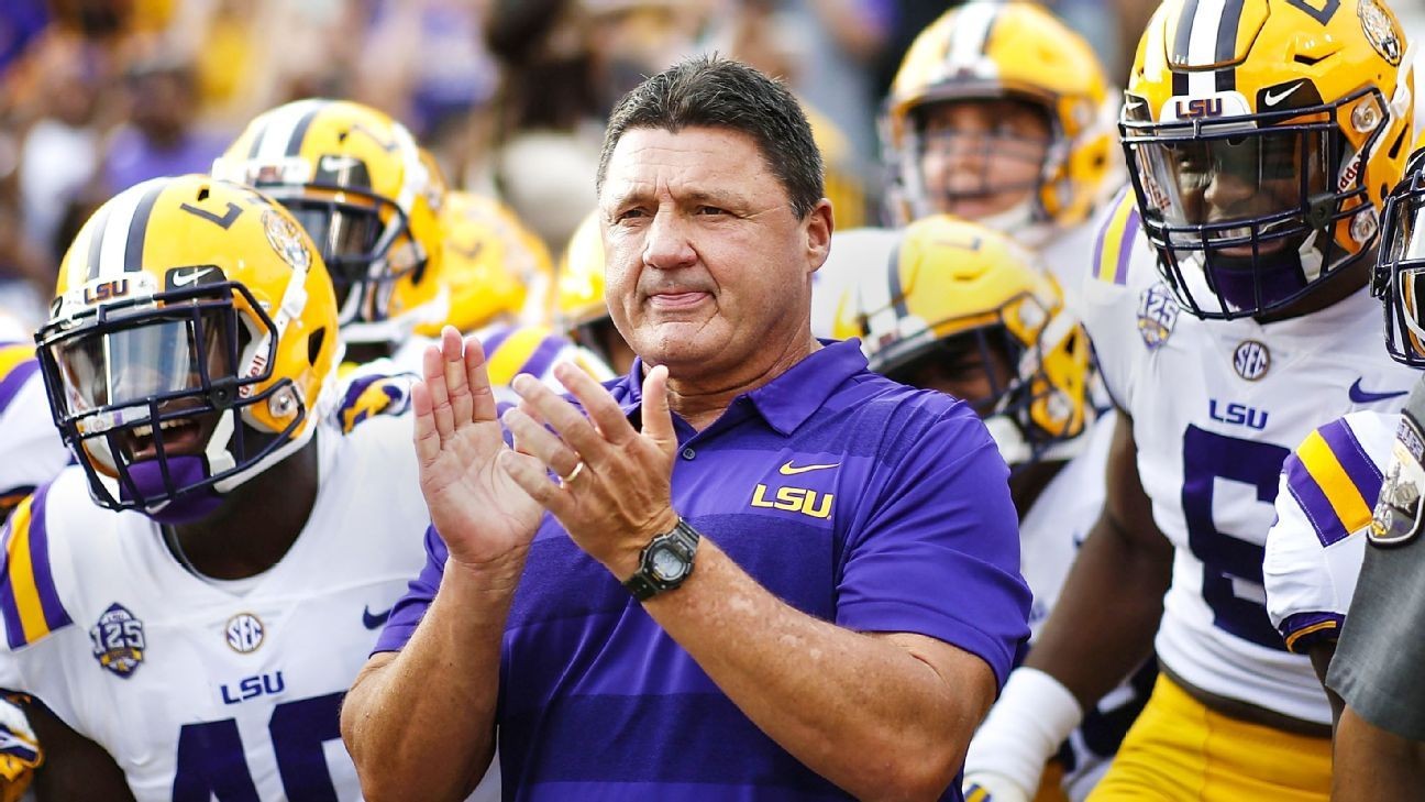 Ed Orgeron in talks with LSU on contract extension