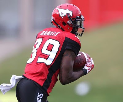 Davaris Daniels -- 1st CFL Touchdown Catch