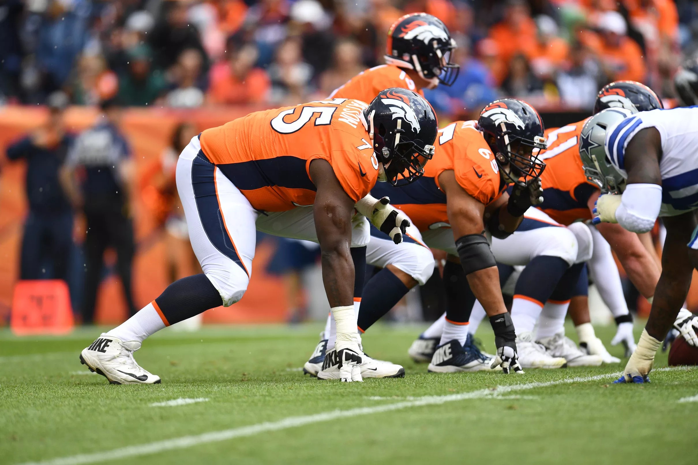 In Focus: Broncos offensive line not getting job done in pass protection