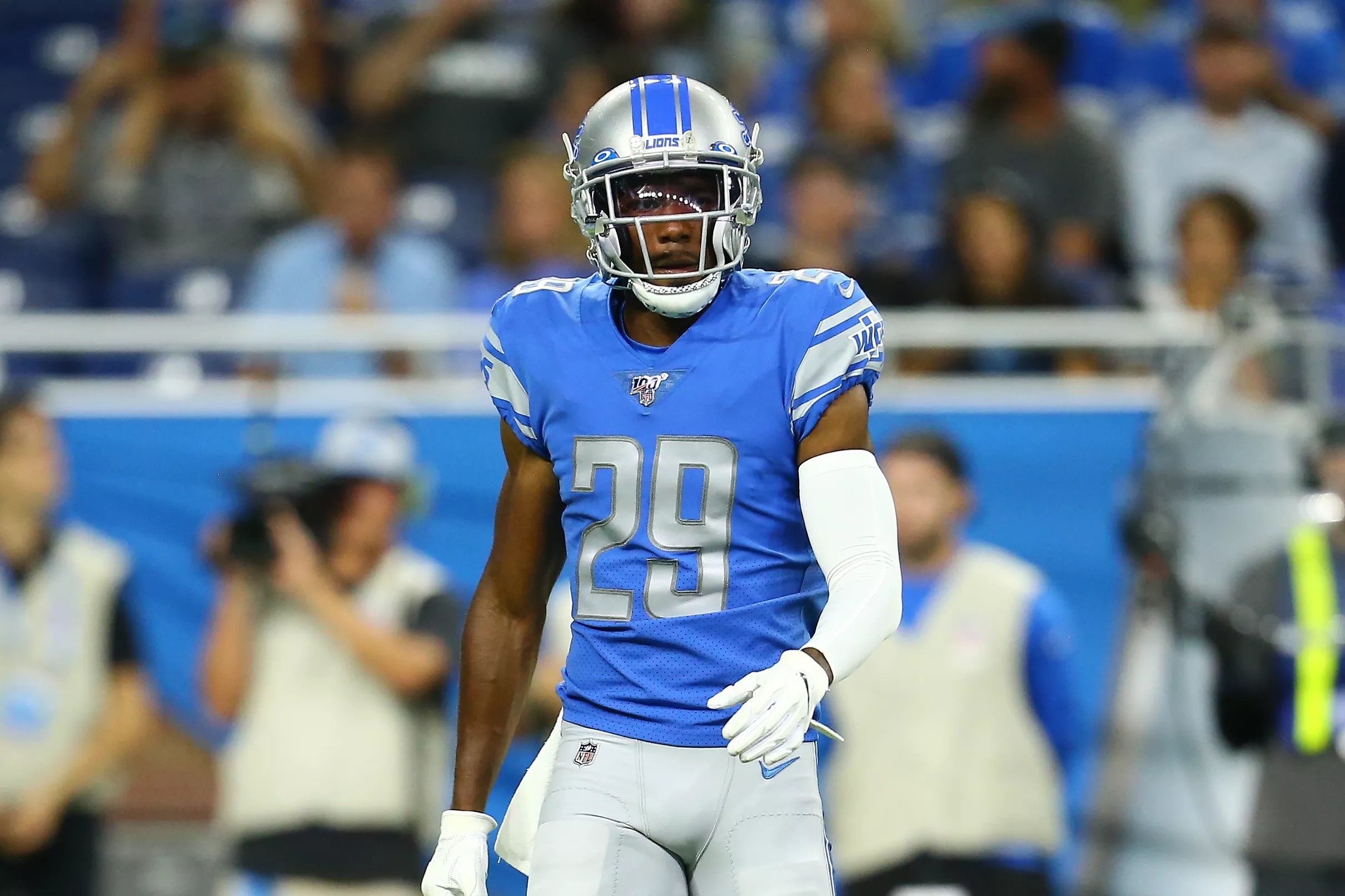 Detroit Lions starting CB Rashaan Melvin returns to individual drills ...