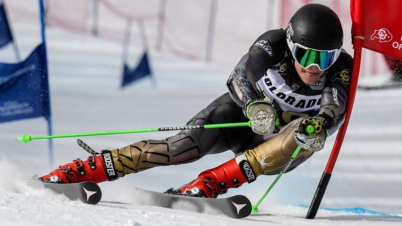 Young Wins Slalom, Buffs Second At MSU Invitational