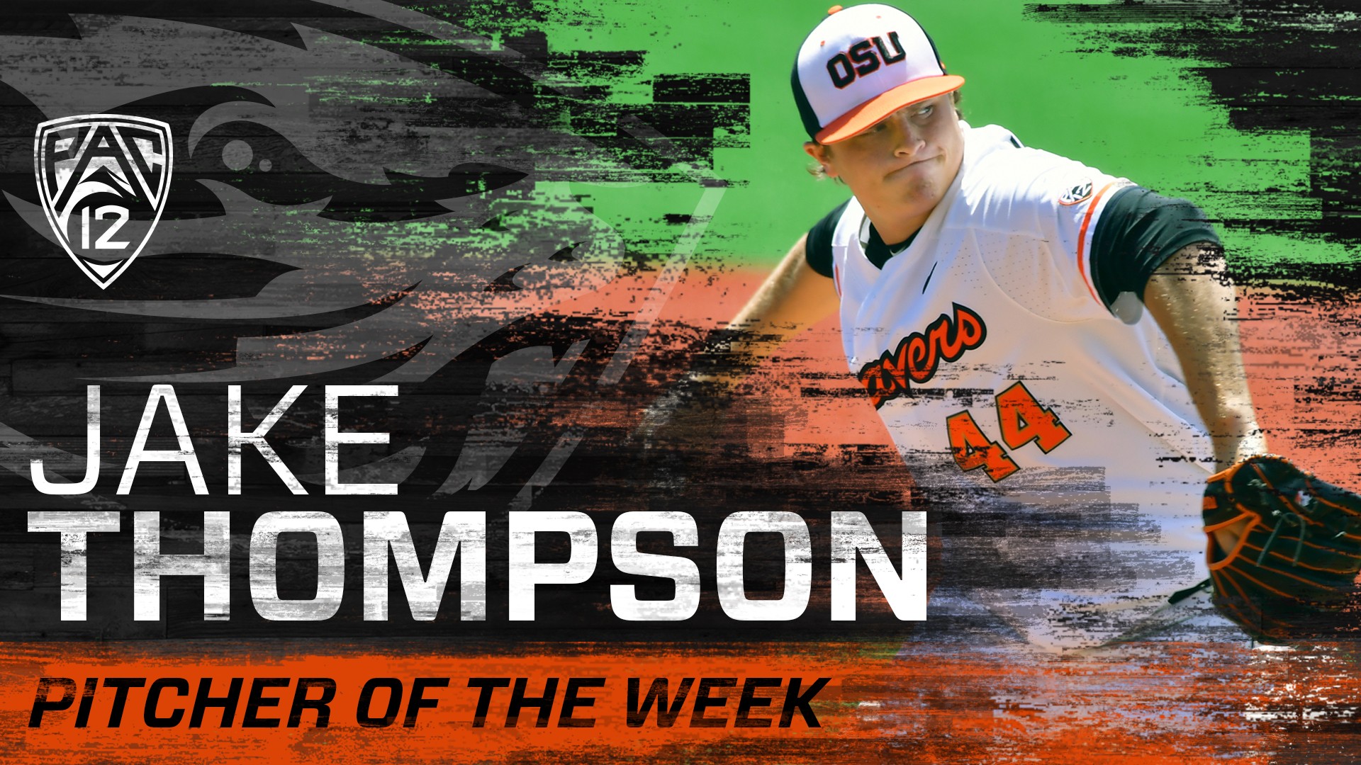 Jake Thompson Named Pac-12 Pitcher Of The Week