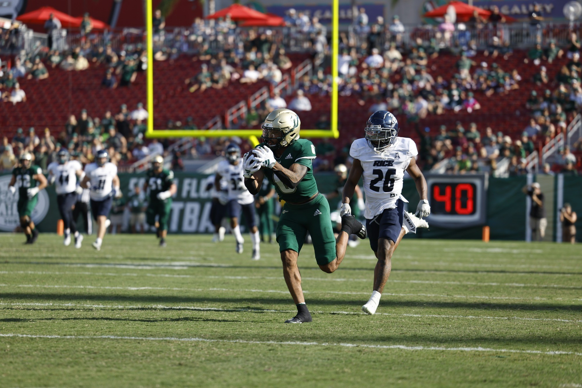 USF Football Opens Conference Play With Dominant, 42-29, Victory Over Rice