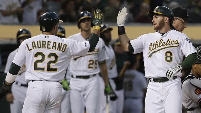 Beau Taylor's first major league home run sparks A's blowout vs. Orioles