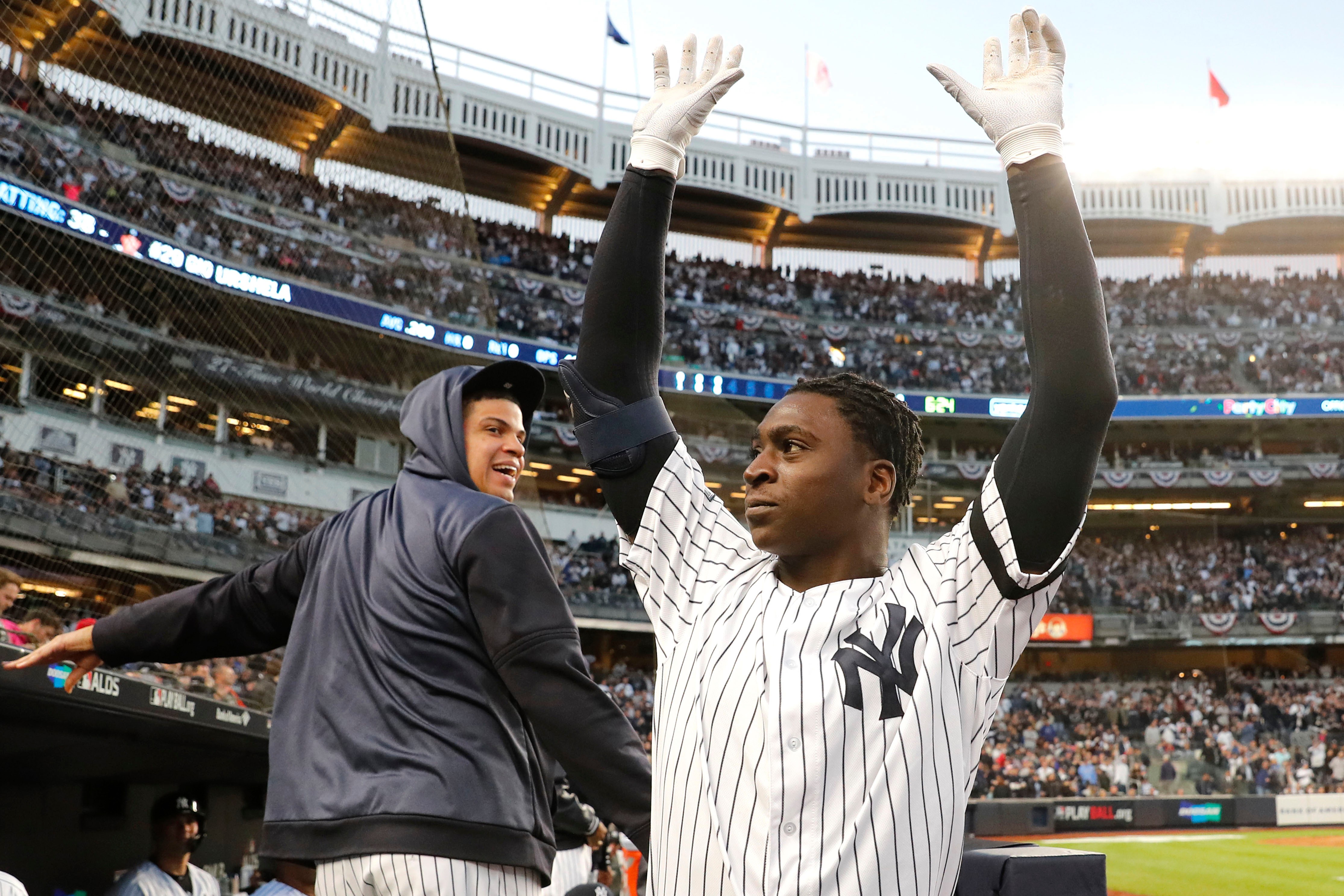 On social media, Didi said goodbye to the Yankees and their fans: