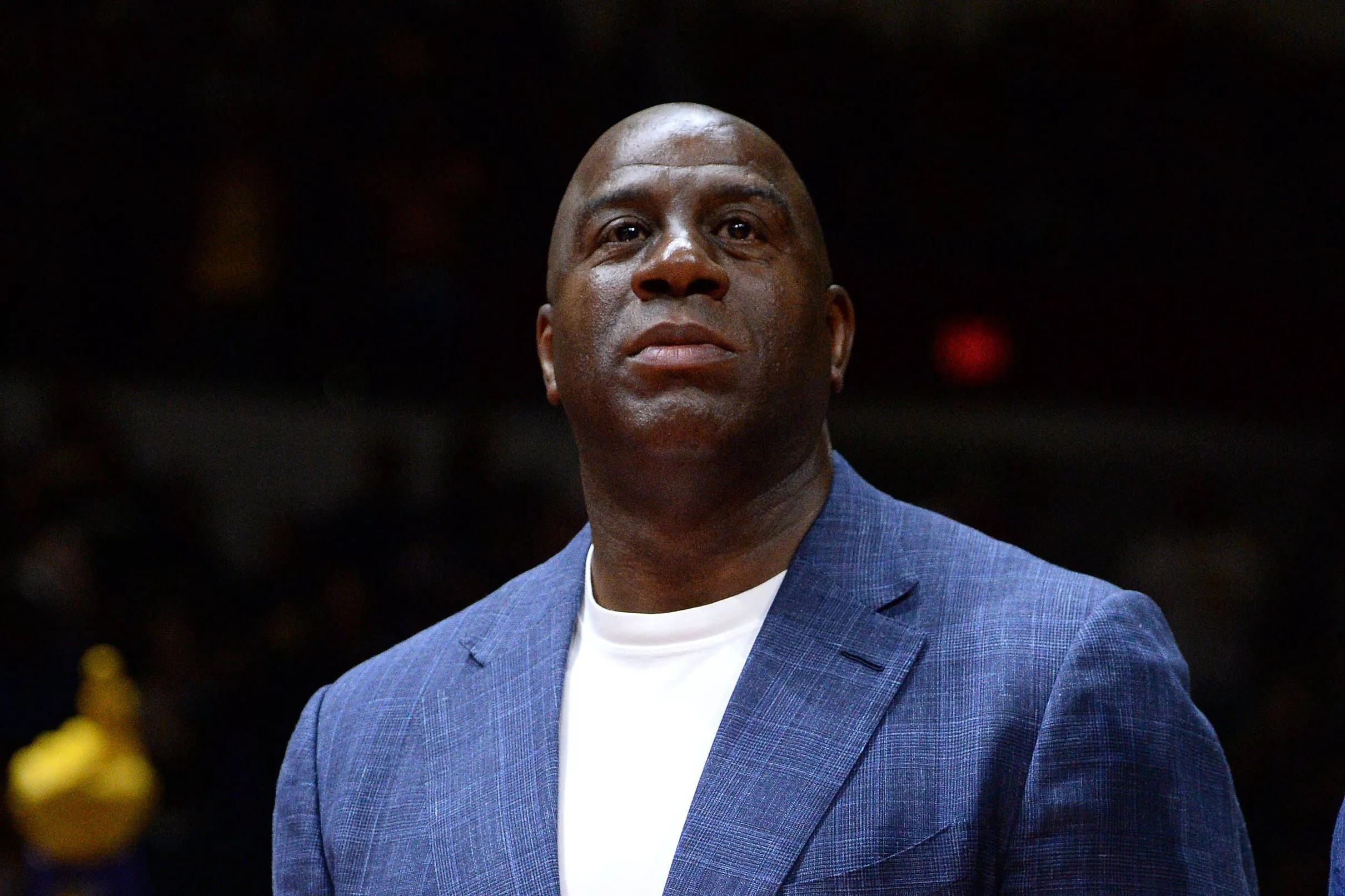 Magic Johnson announces he is stepping down as Lakers president of ...