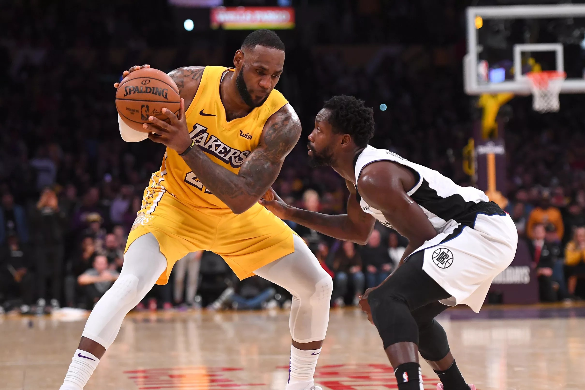 LeBron James says collision with Patrick Beverley re-aggravated his ...