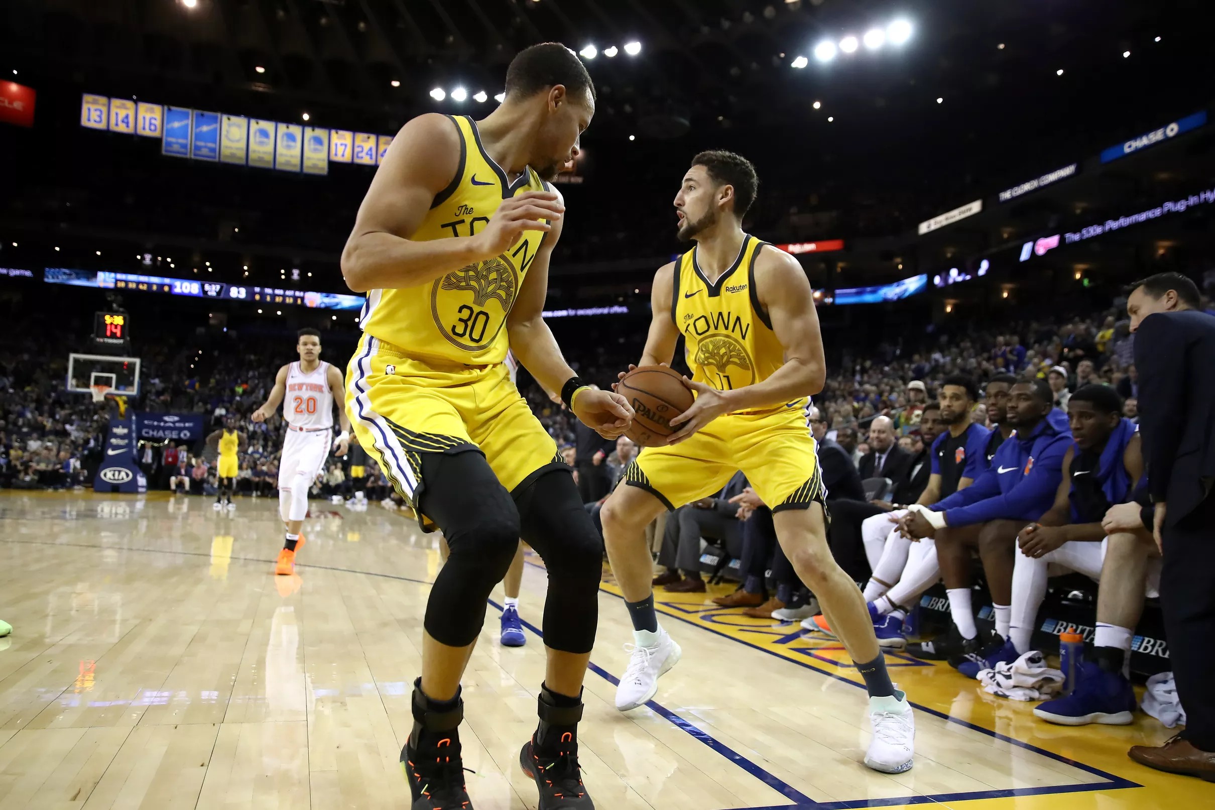 Steph Curry and Klay Thompson are questionable for Game 1