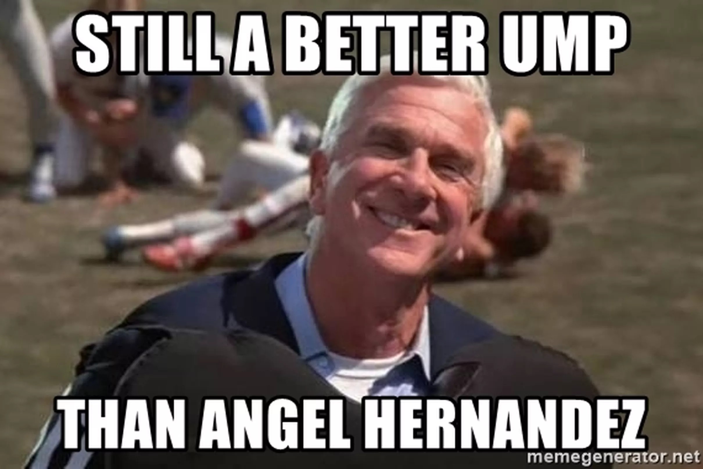 Angel Hernandez, The worst umpire in Baseball.