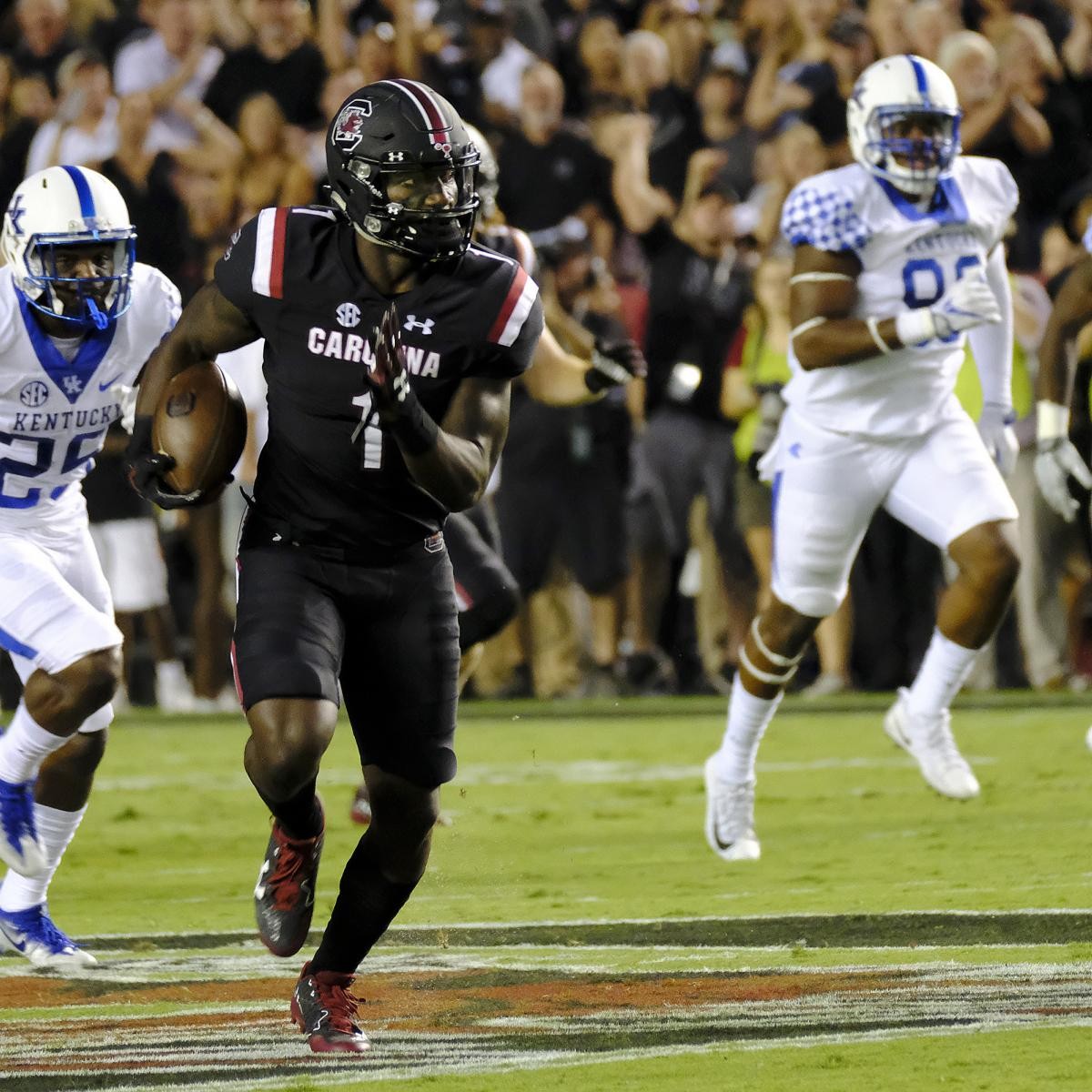 South Carolina WR Deebo Samuel Leg Injury Diagnosed as a Break; Out for ...