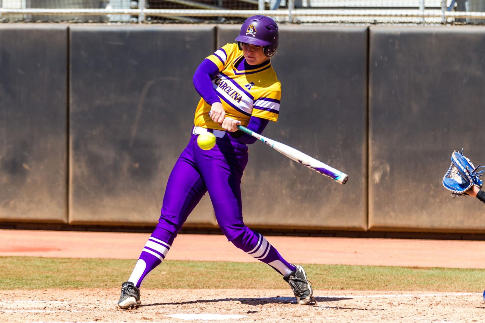 Sanford, Poepping lead ECU softball to sweep UConn