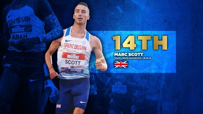 Tulsa’s Marc Scott Finishes 14th in Olympic 10,000m Run