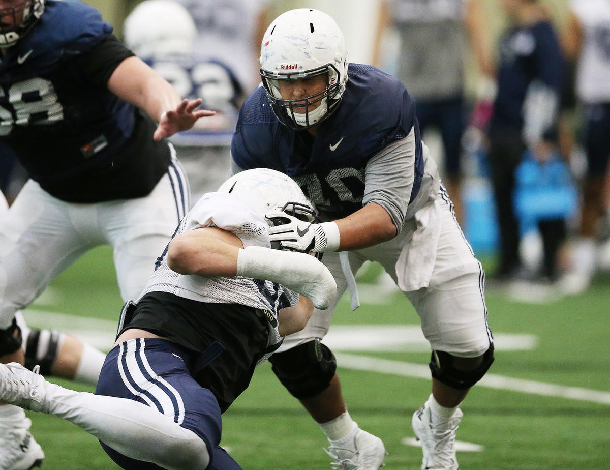 Dick Harmon: BYU offensive lineman Jacob Jimenez rises to compete after ...