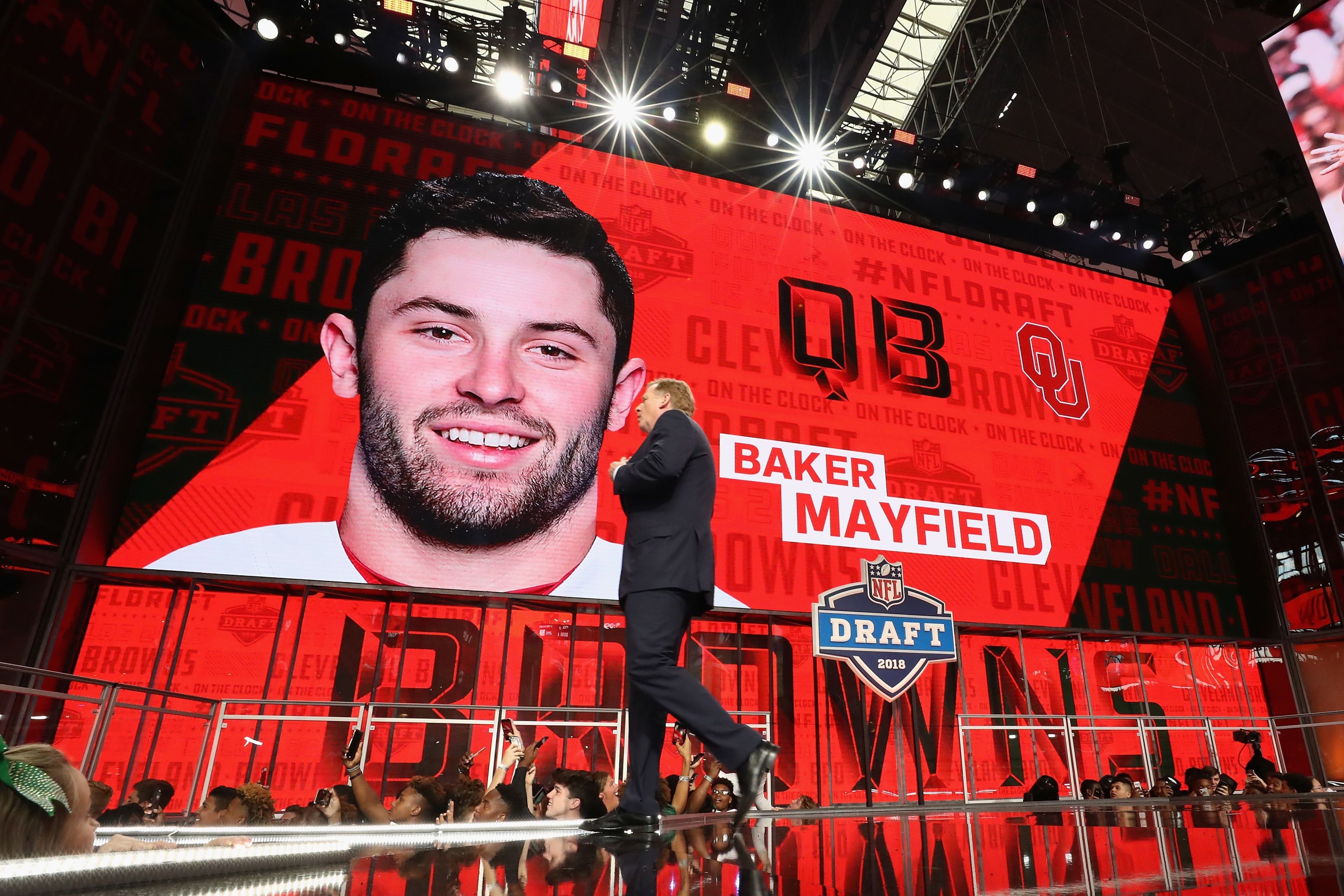 Baker Mayfield selected No. 1 overall by Browns in 2018 NFL Draft