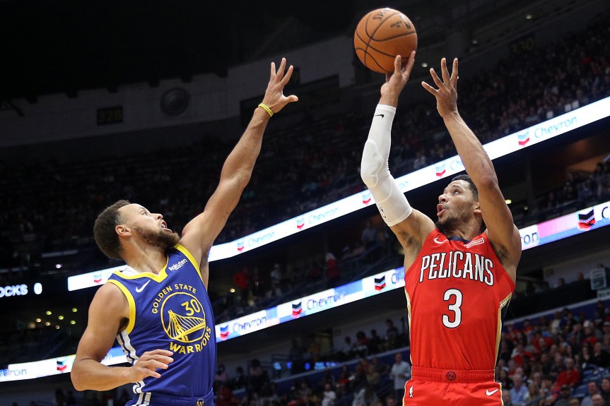 Stephen Curry, D’Angelo Russell giddy after Warriors knock off 0-4 Pelicans