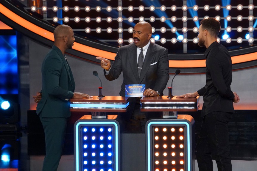 Steph Curry vs. Chris Paul on ‘Family Feud’? Oh, it’s on!