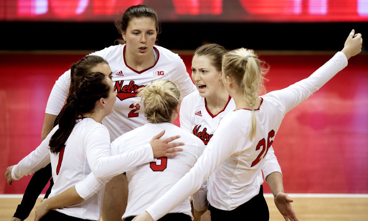 Nebraska volleyball team ranked No. 5 to start final week of regular season