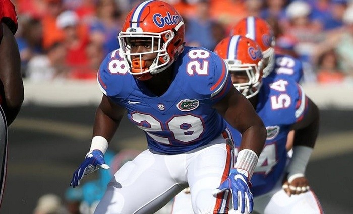 LB Kylan Johnson has delivered after being pressed into action for Florida