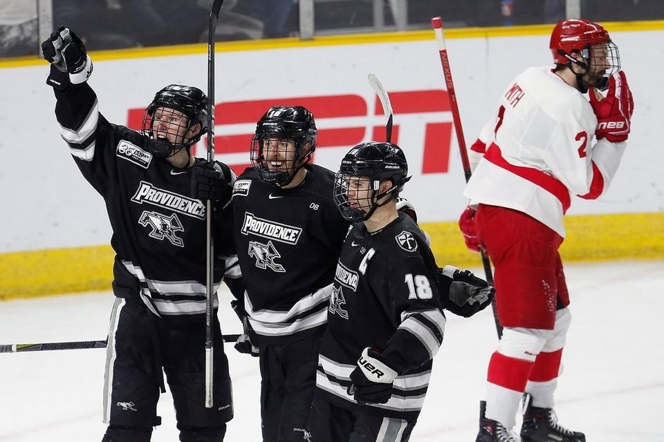 PC 4, Cornell 0: Hockey Friars heading to Frozen Four