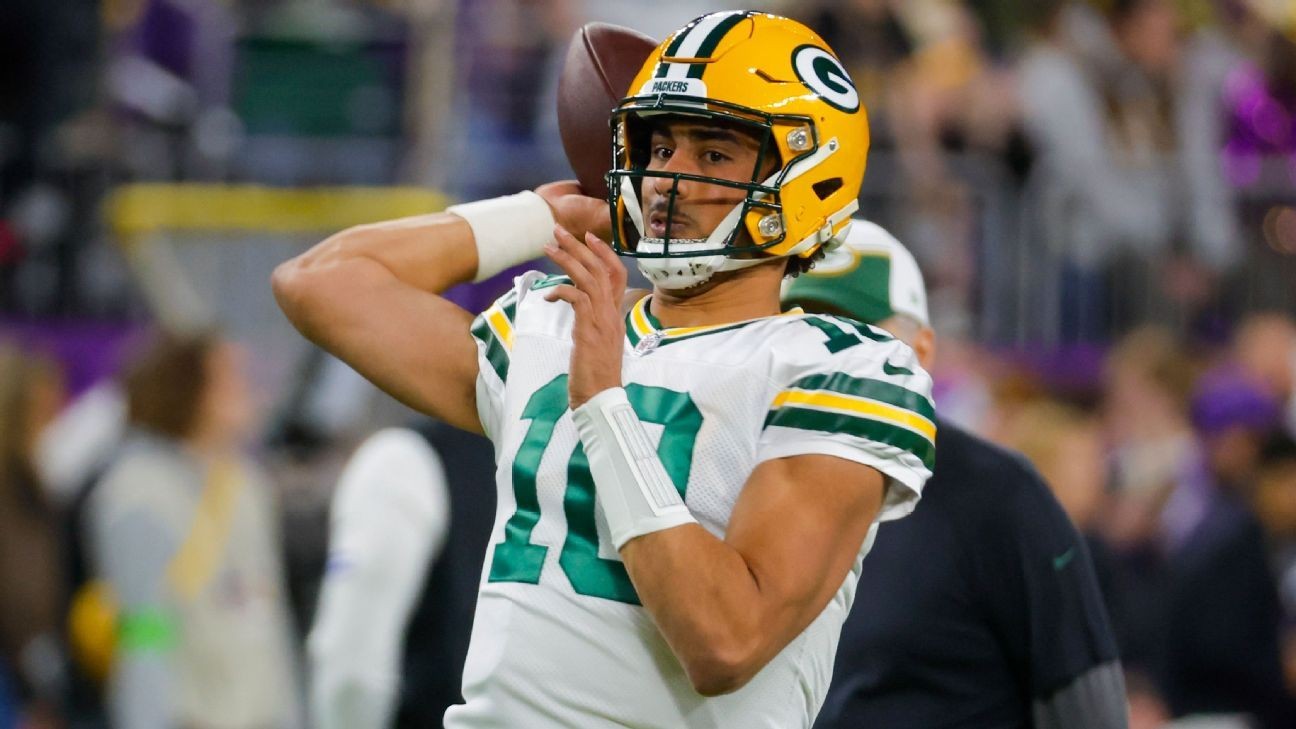 Packers' Jordan Love connects with Jayden Reed for TD