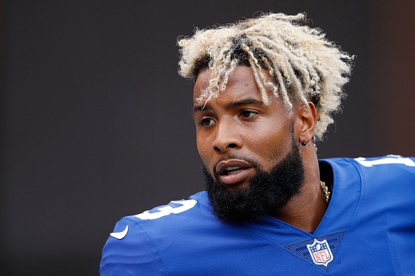 Odell Beckham Jr. back at practice, kind of