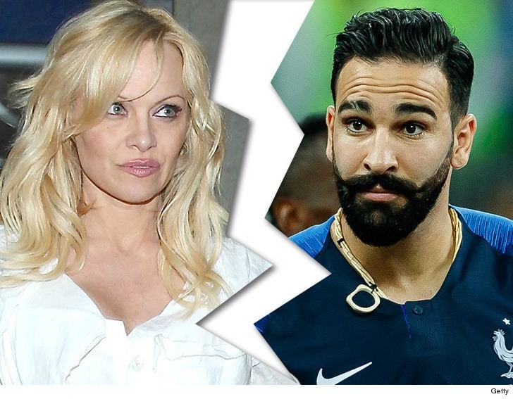 Pamela Anderson Breaks Up With World Cup Champion Adil Rami After He ...