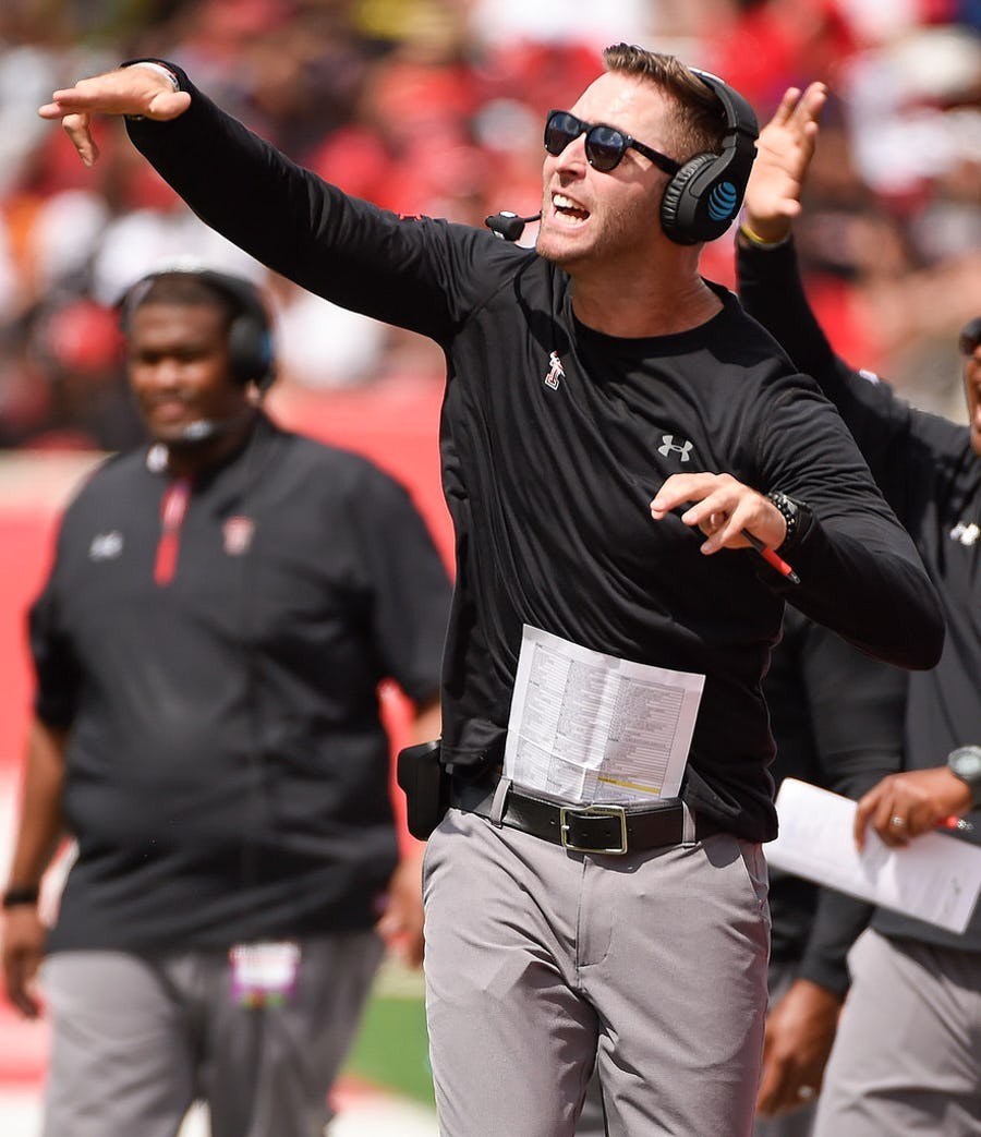 Texas Tech head coach Kliff Kingsbury on creating turnovers: 'That's ...