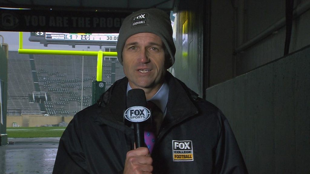 Bubble Screen: Sideline reporting, with a side of weather reporting