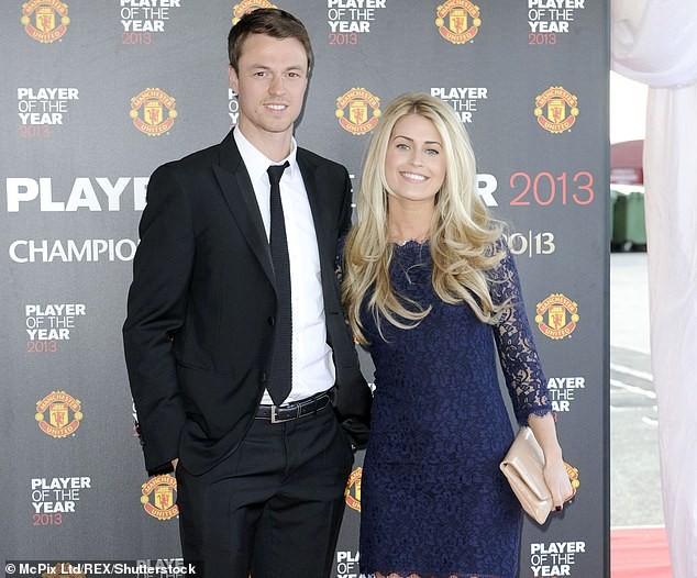 The return of Man United’s power couple! Jonny Evans and media team ...