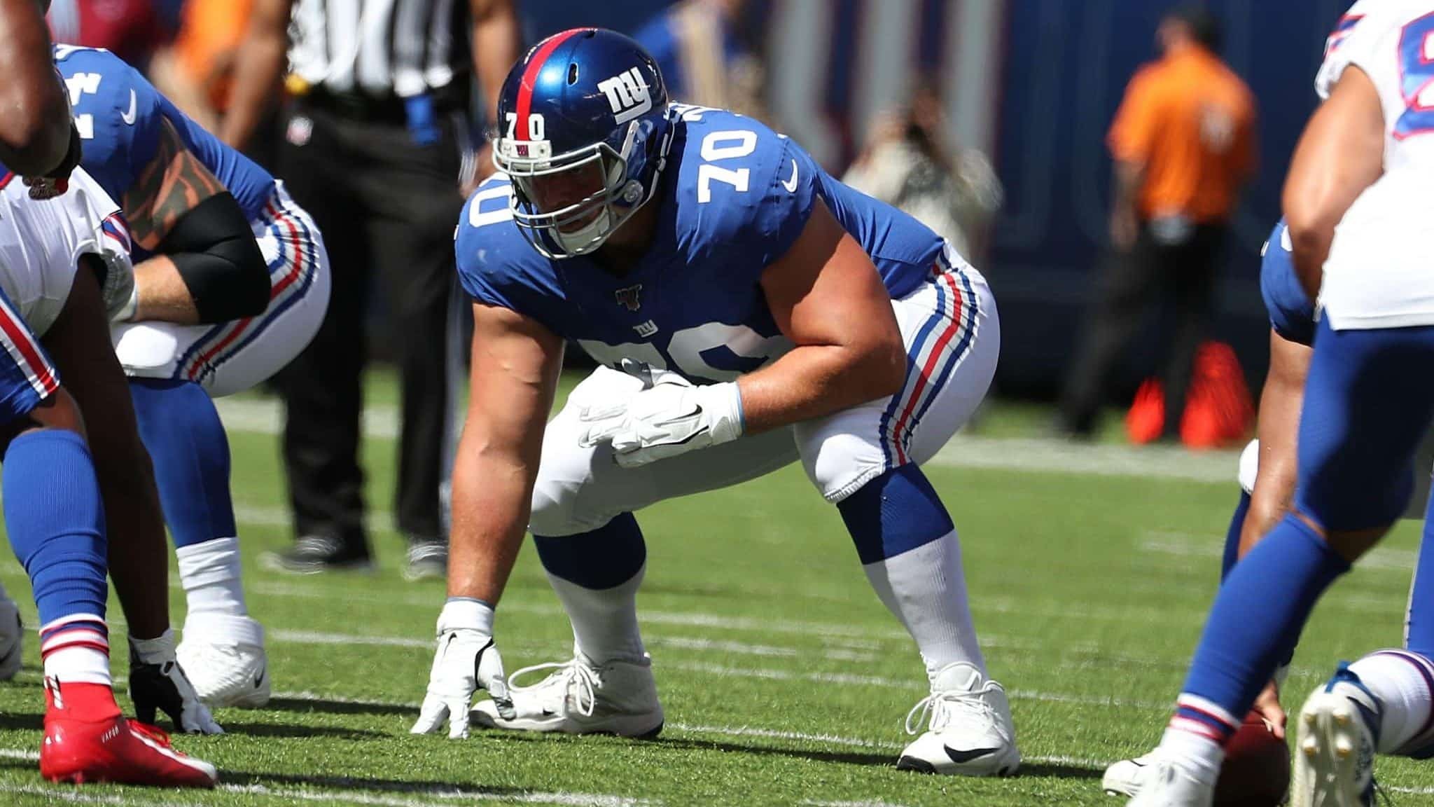 New York Giants’ Kevin Zeitler speaks on the O-line’s draftees