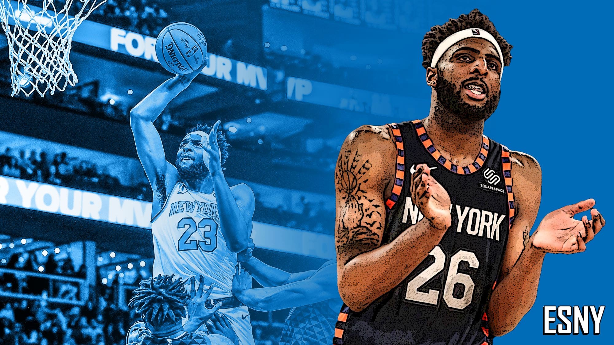 New York Knicks C Mitchell Robinson is still an enigma