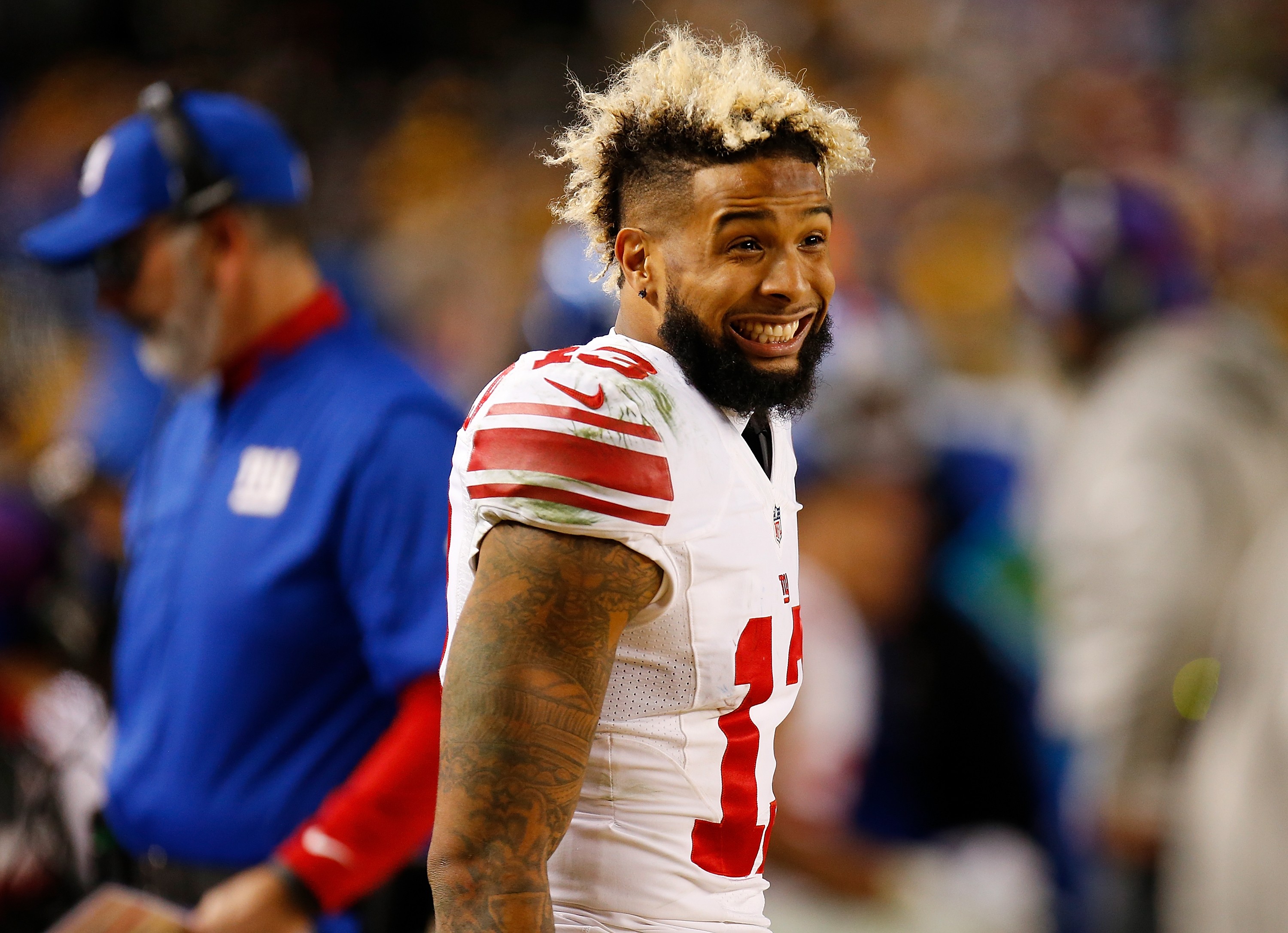 Odell Beckham Jr. Catches 50-Yard Touchdown at Training Camp (Video)