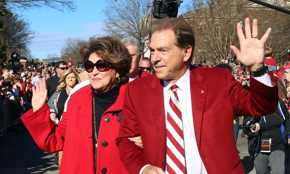 Nick Saban delivers candid tribute to his wife, Terry Saban, on their ...