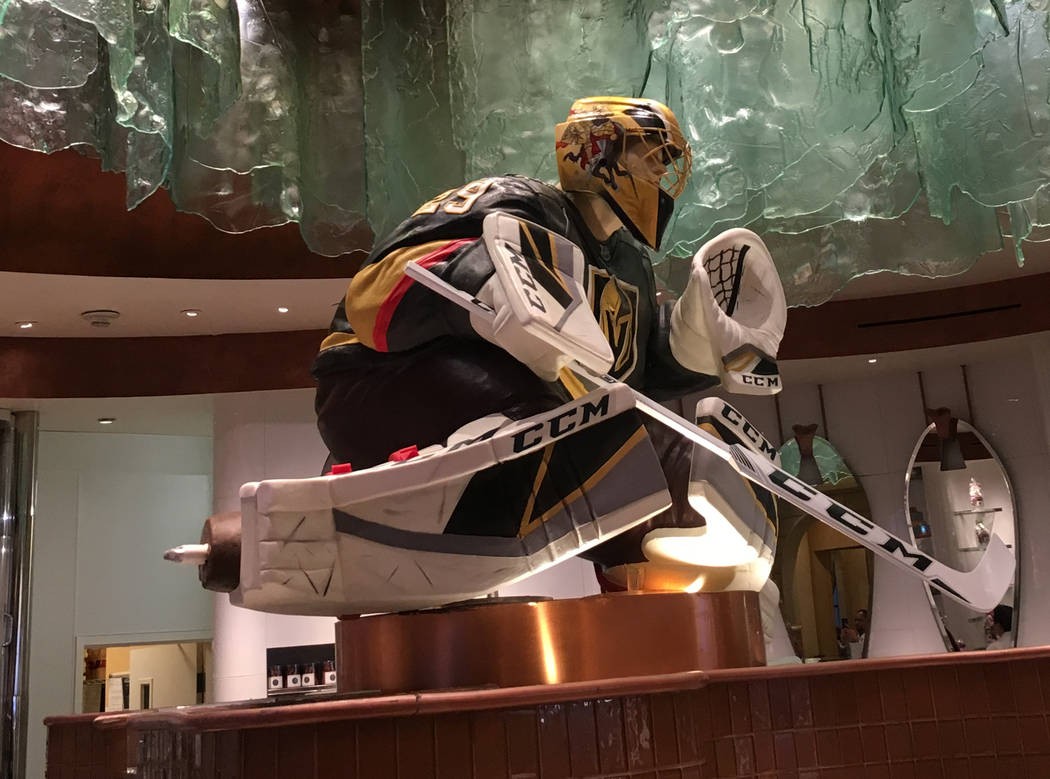 Bellagio made a chocolate Golden Knight’s Marc-Andre Fleury