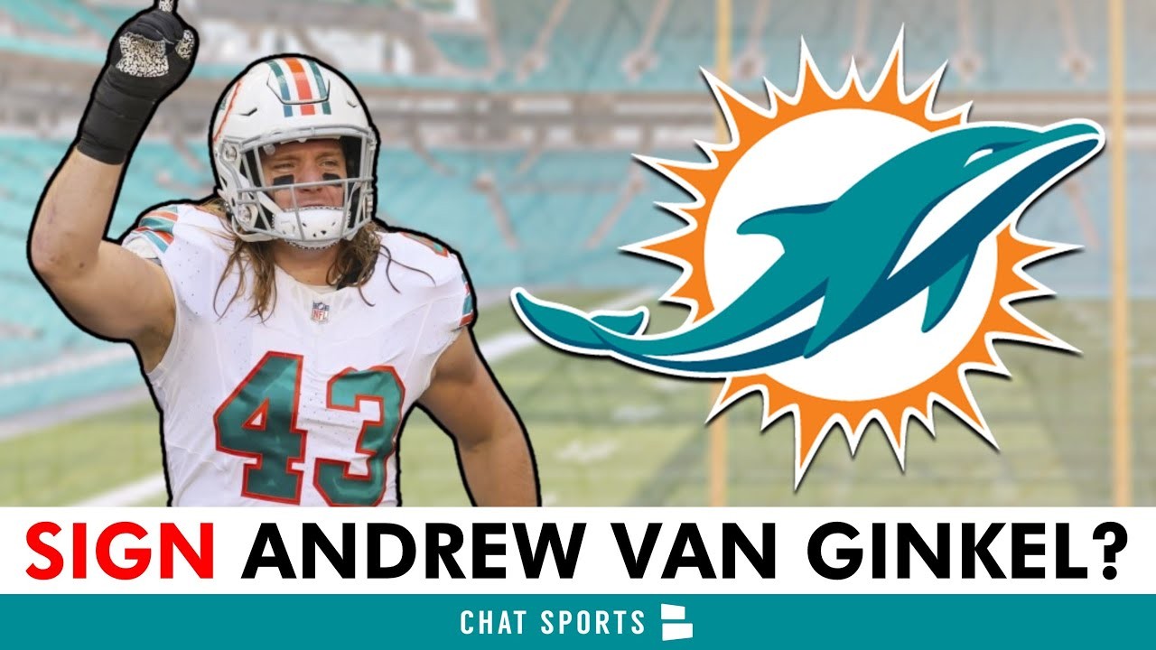 Miami Dolphins Rumors: Andrew Van Ginkel WANTS To Be A Dolphin: Will ...