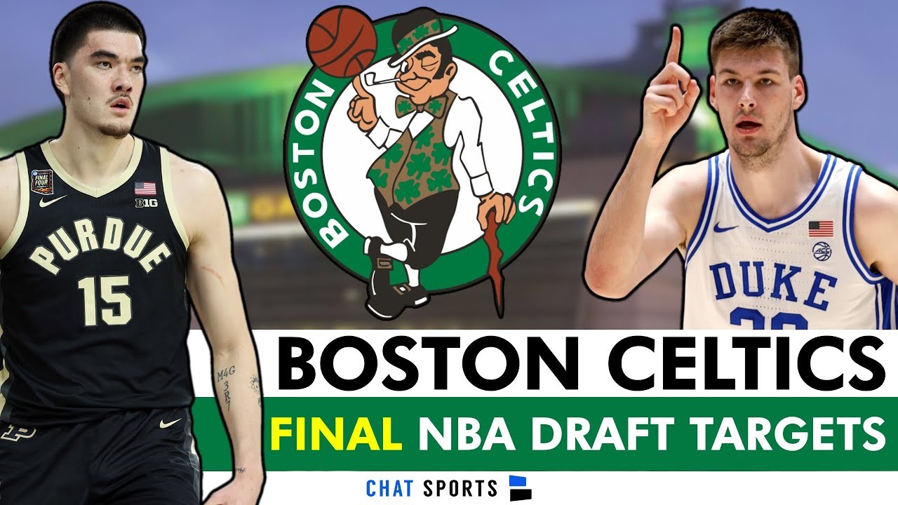 FINAL Boston Celtics Draft Targets Ft. Kyle Filipowski, Zach Edey ...